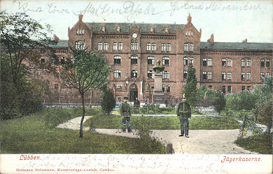 Datei:Lübben, Kaserne, 1905b.jpg