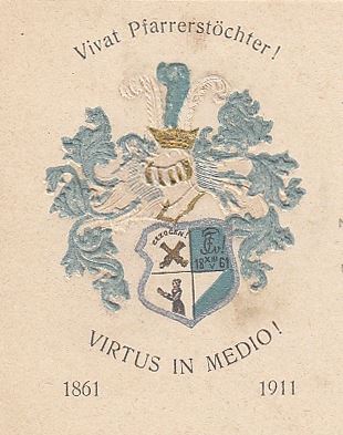 Datei:Erlangen - Erlanger Pfarrerstochter - Wappen -1911.JPG