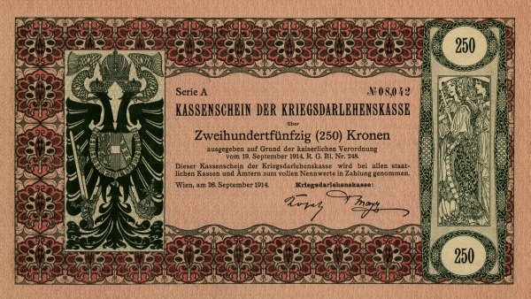 Datei:250Kronen1914vorne-Kassenschein.jpg