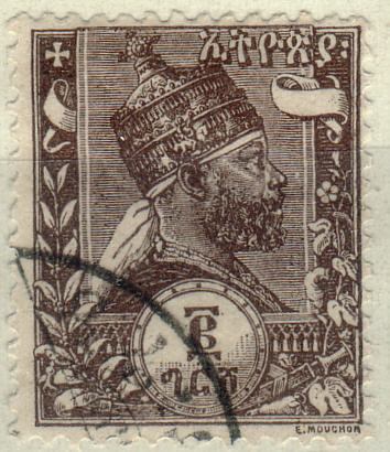 Datei:Menelik-II-auf-Briefmarke.jpg