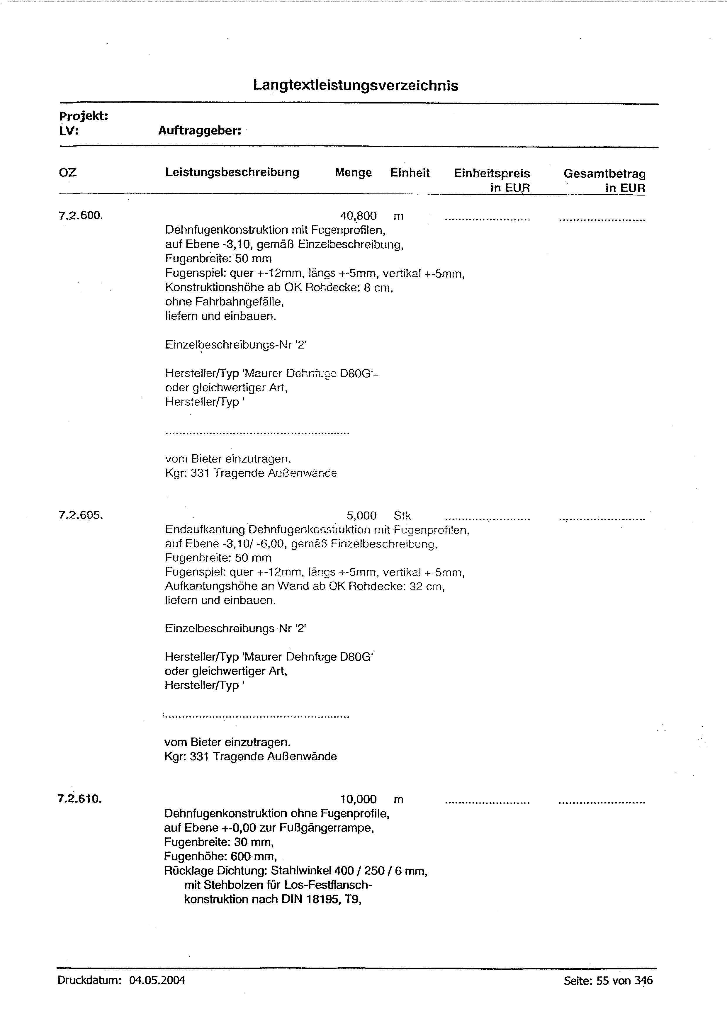 Ausschreibung elektro kostenlos