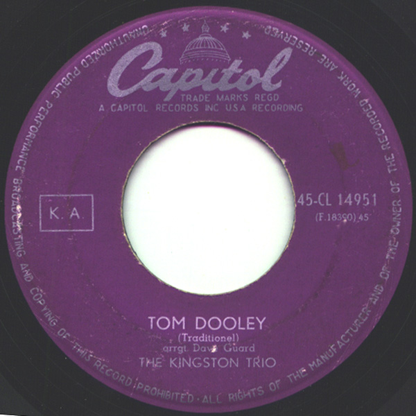 Datei:Kingston Trio - Tom Dooley.jpg