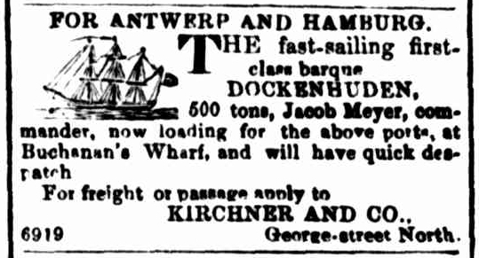 Datei:Dockenhuden Advert Sydney Morning Herald 1851-04-12 NLA.jpg