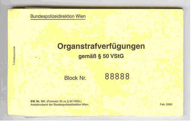 Organstrafverfügung – Wikipedia