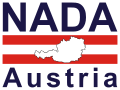 Logo der österreichischen Anti-Doping-Agentur (NADA) in Wien