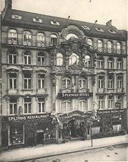 Splendid Hotel Dorotheenstr Berlin (um 1910)