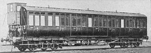 Compartment car according to ABB  Sheet 12 of the Palatinate car register from 1913