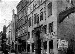Die unzerstörte Fischstraße vor 1942