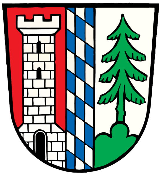 Datei:Landkreis Viechtach Vektor.png