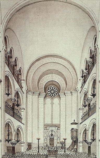 Datei:Frankfurt Hauptsynagoge 1860 Ausschnitt.jpg