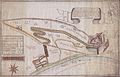 Plan des Wegs von der Burg zum Schlösschen im Englischen Garten (1817)