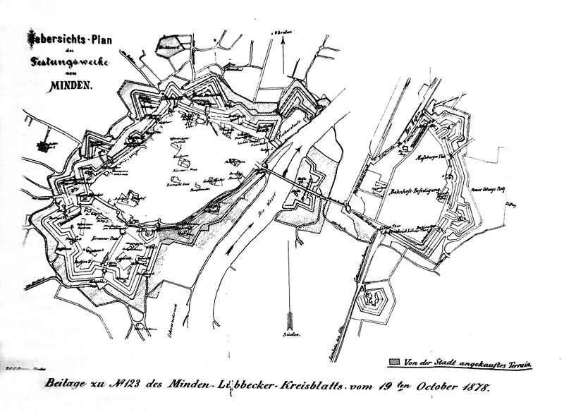 Datei:MInden Auflösung der Festung 1878.jpg
