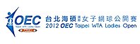 Logo of the "OEC Taipei WTA Ladies Open 2012" tournament