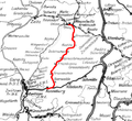 Streckenkarte Meuselwitz–Ronneburg