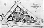 Gartenplan für Platz D., den späteren [[Preußenpark
