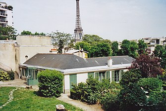 Maison Balzac, aufgenommen von der Rue Raynouard