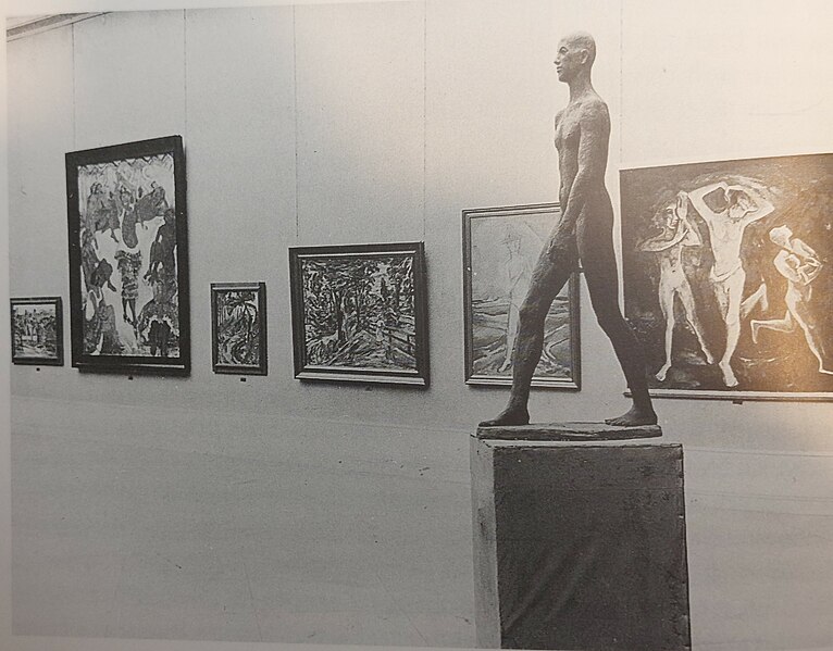Datei:Berliner Kunstausstellung 1921 Ernesto de Fiori Schreitender.jpg