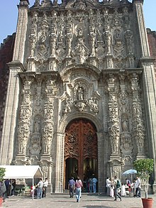 Das „Bethaus“ Sagrario Metropolitano neben der Kathedrale in Mexiko-Stadt