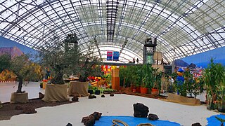 Der Kanarische Garten: Gärtnerische Gestaltung und botanisches Gesamtkonzept für die Haus-Garten-Freizeit 2018 in der Glashalle der Leipziger Messe