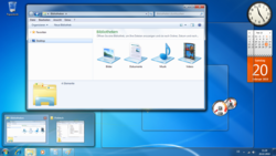Desktop von Windows 7