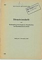 Dienstvorschrift zur Bekämpfung übertragbarer Krankheiten im Eisenbahnreiseverkehr im Artikel DV der DR verwendet