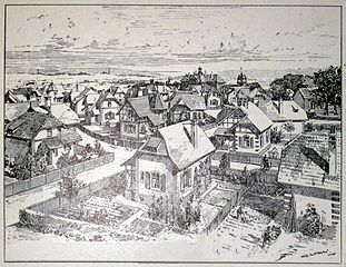 Altenhof I; 1902 (Blick von der evangelischen Kapelle Richtung Osten)