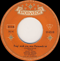 Label der Single Frag’ mich nie, was Heimweh ist (Cowboy-Jonny), 1957