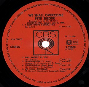 We Shall Overcome: Geschichte, Schallplattenaufnahmen, Weitere Verwendung