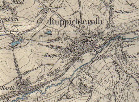 Ruppichteroth Karte 1900