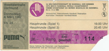 Ticket to main round games