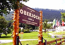 Ortstafel in Oberjoch