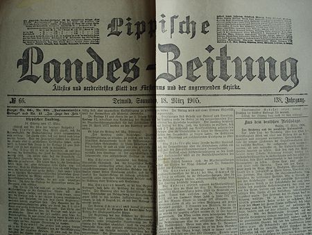 LippischeLandesZeitung 18 3 1905