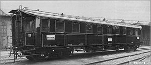 Express train car III.  Class according to sheet 045