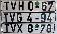 EU Auto Kennzeichen Nummernschild Aufkleber Vorsicht Ostdeutscher Osten Ost DDR