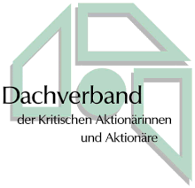 Der Dachverband der Kritischen Aktionärinnen und Aktionäre  220px-Kritischeaktionaere_logo