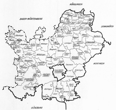 Landkreis Dillingen An Der Donau: Geographie, Geschichte, Politik