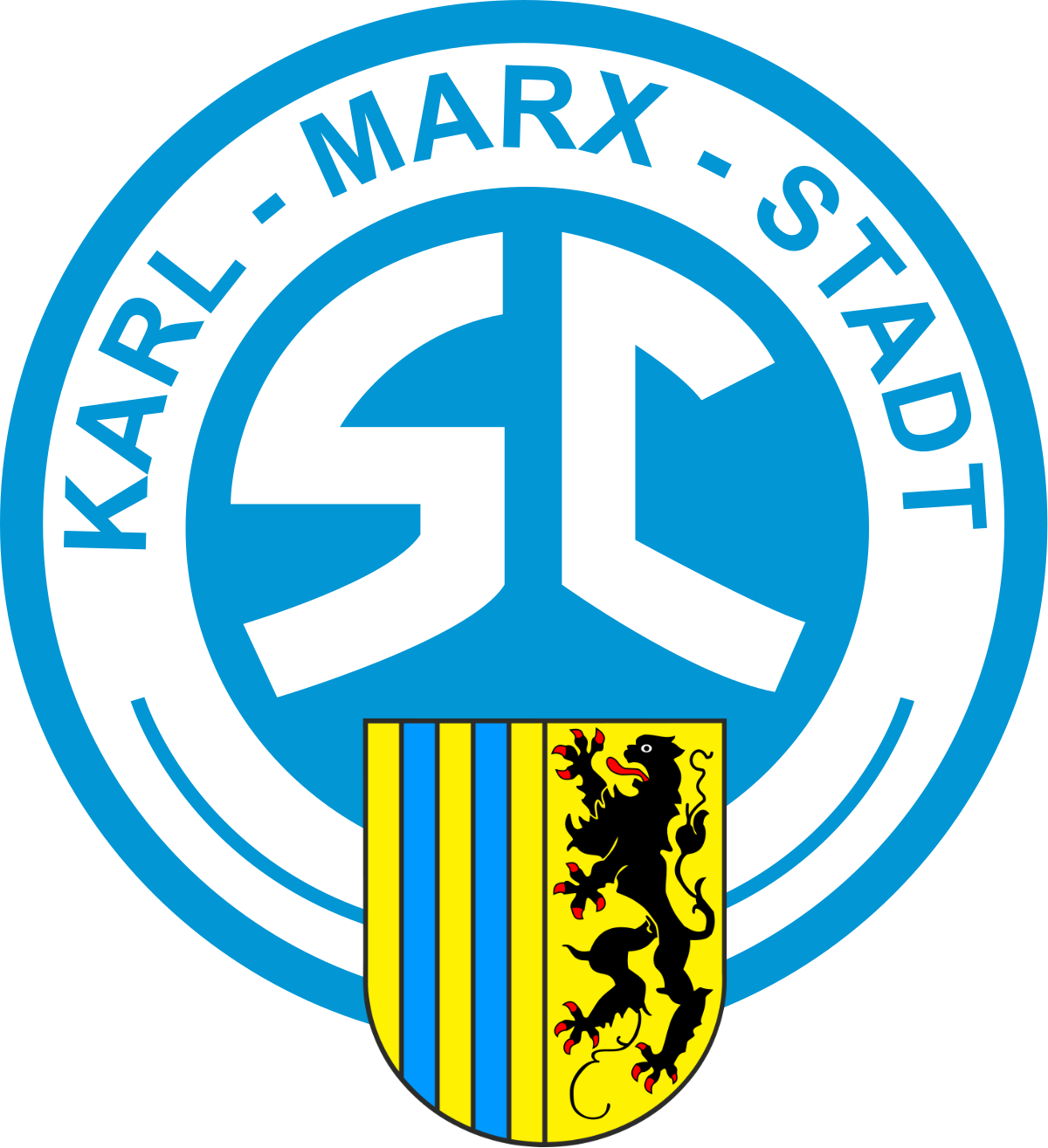 HSG Wissenschaft-TH Karl Marx Stadt-Handball-Aufnäher-Button-original  DDR