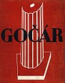 Buchcover, Architektenmonografie über Josef Gočár, Genf, 1930