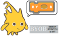 Datei:BYOB Logo und Maskottchen.png