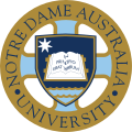 Logo der University of Notre Australia Dame
