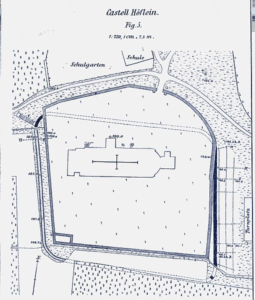 Datei:Kleinkastell Höflein GB 1900.jpg