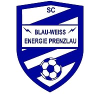 Club crest of the SC Blau-Weiß Energie Prenzlau