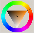 der geniale HSV-Farbkreis-Wähler, der sehr intuitiv den "aufbau" der farbe visualisiert (Inkscape, OpenSource)