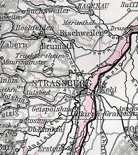 Bildergebnis für straßburg umgebung kolbsheim historische karte