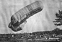 Drachenballon auf der Hasenheide