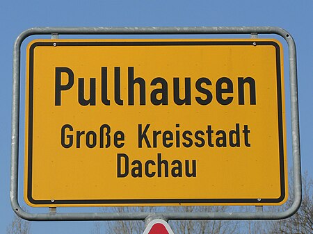 Ortsschild Pullhausen