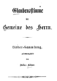 Glaubensstimme 1860