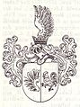 Das Wappen des Johann Gottfried von Hahn