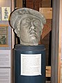 Kopf des Pioniers vom „Düppel-Denkmal“ auf Schanze IV – ausgestellt in der Düppeler Mühle