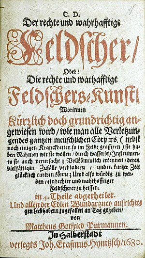 Matthäus Gottfried Purmann: Leben, Schriften, Literatur